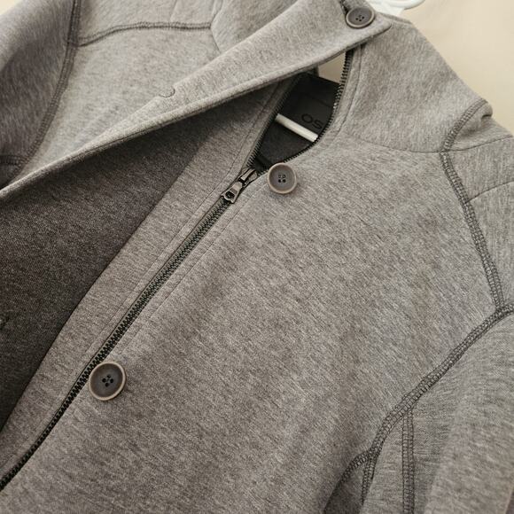 OSKA Gray Outerwear Long Sleeve Hooded Full Zipper Coat Size 1 US 6/8 - Picture 11 of 11